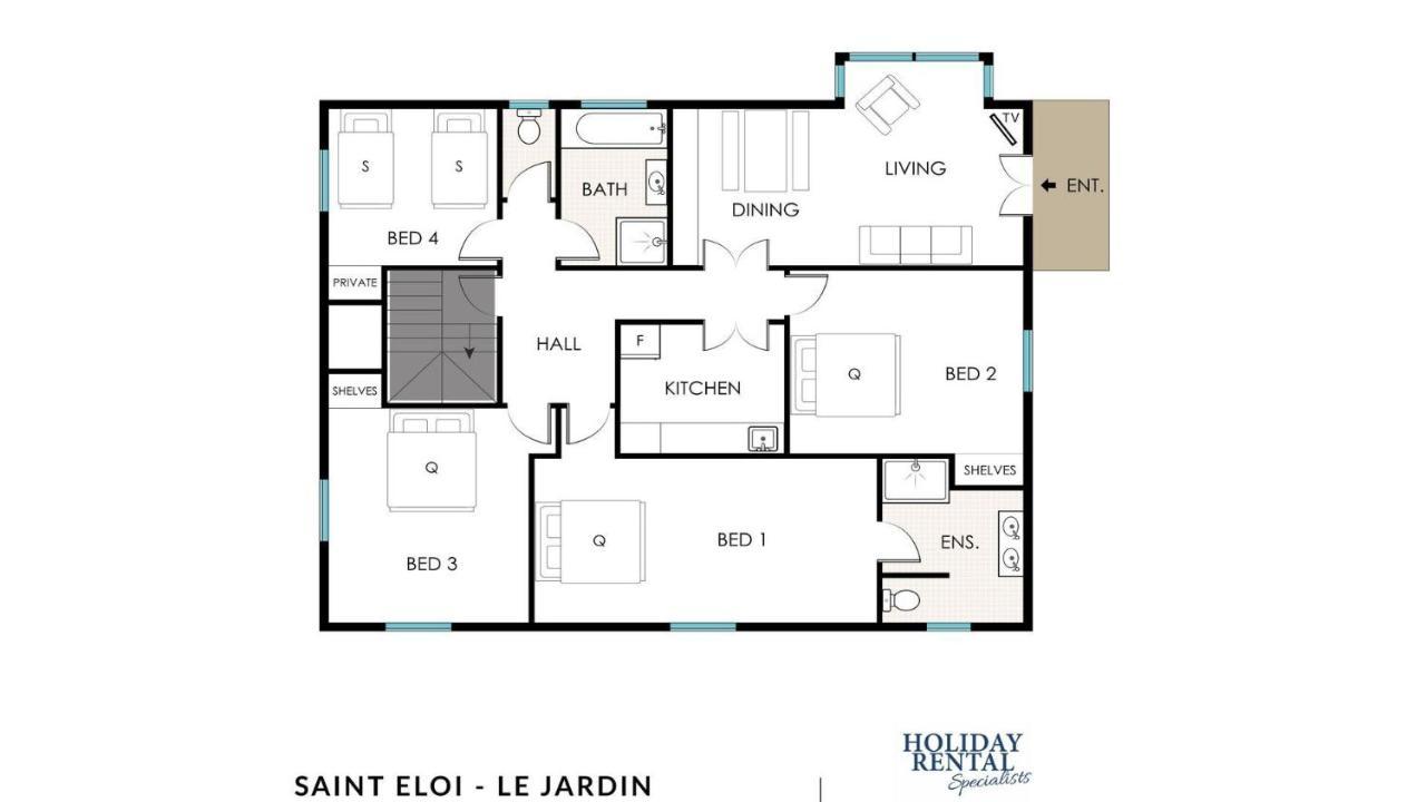 Вилла Saint Eloi Le Jardin Burradoo Экстерьер фото